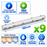 Pack de 9x Réglettes LED Étanches - Série YGOR - 150CM - Puissance Ajustable 32W à 60W - CCT - Jusqu'à 9600 Lumens - 160 Lumens/Watt - Angle 120° - IP65 - 1480 x 85 x 71 mm - Transformateur TRIDONIC - 3000K / 4000K / 5700K - Garantie 5 ans
