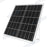 Pack lampadaire solaire complet 3/4/5/6 mètres au choix : Projecteur solaire Série SECURITY V4 + Mât EVO - Entraxe des trous 200mm - Noir