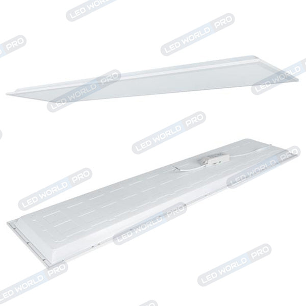 Pack de 8x Dalles LED - Dernière génération - BACKLIT - 30 x 120 cm - Série AMBITION V2 – Puissance 34 Watts - 4080 Lumens - 120 Lumens/Watt - Angle 110° - IP20 - IK02 - Transformateur LIFUD - UGR <19 - 4000K - Garantie 5 ans