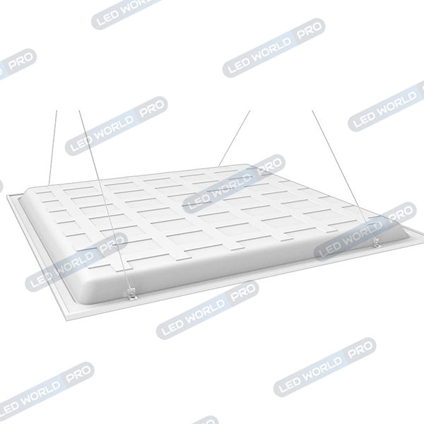 Pack de 20x Dalles LED - Dernière génération - BACKLIT - 60 x 60 cm - Série AMBITION V2 – Puissance 34 Watts - 4080 Lumens - 120 Lumens/Watt - Angle 110° - IP20 - IK02 - Transformateur LIFUD - UGR <19 - 4000K - Garantie 5 ans