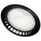 Lampe industrielle UFO - Série CROSSOVER V3 - Puissance ajustable 120 / 150 / 200 Watts  - 40 000 Lumens - 200 Lumens/Watt - Angle 90° - IP65 - IK09 - 340 x 110 mm - 4000k / 5000k / 6000k au choix - Dimmable 1-10V - Transformateur PHILIPS - Garantie 5 ans