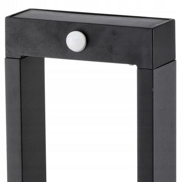 Balise / Borne solaire LED - Série BALIZ ALU 60CM - Rendu lumineux 100 Watts - 80 Lumens - Angle 120° - IP54 - 60 x 16 x 5 cm - Avec capteur crépusculaire - Avec détecteur de mouvement PIR - Panneau MONOCRISTALLIN - 4000K
