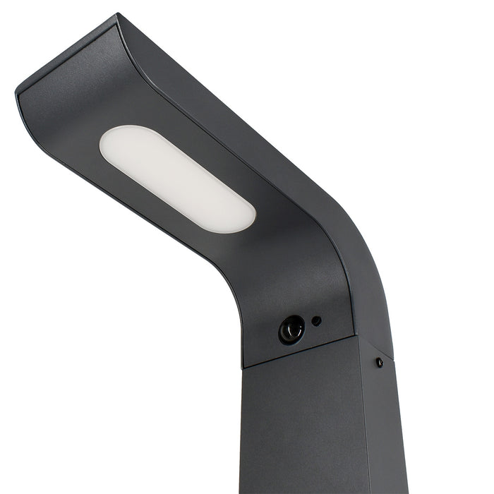 Pack de 4x Balises / Bornes LED Hybrides - Série BALIZ ALU XL - CCT - Solaire & Filaire - 360 / 600 Lumens - Angle 110° - IP65 - 89 x 26 x 9 cm - Avec capteur crépusculaire - Avec détecteur de mouvement PIR - Garantie 5 ans