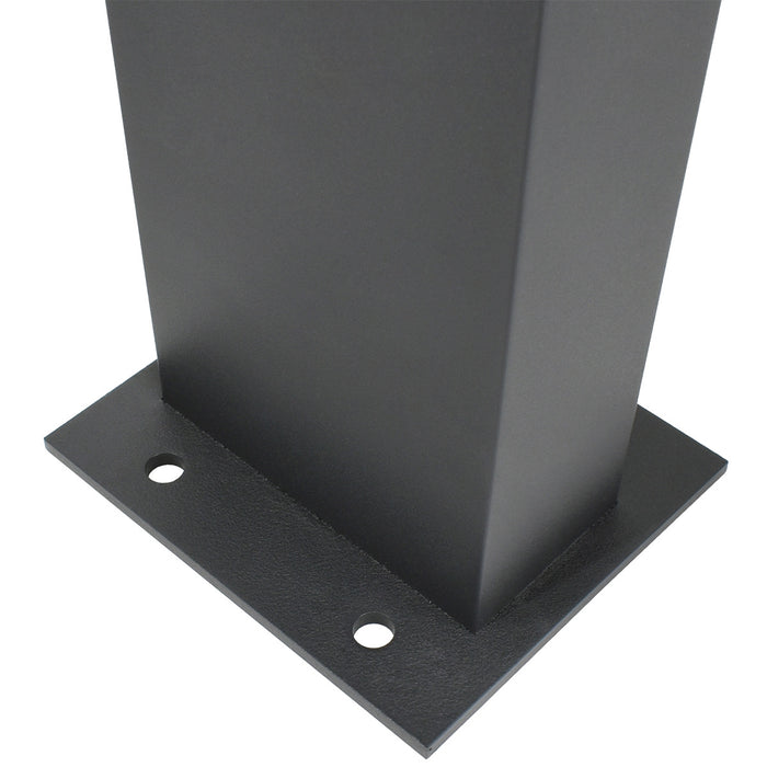 Pack de 4x Balises / Bornes LED Hybrides - Série BALIZ ALU XL - CCT - Solaire & Filaire - 360 / 600 Lumens - Angle 110° - IP65 - 89 x 26 x 9 cm - Avec capteur crépusculaire - Avec détecteur de mouvement PIR - Garantie 5 ans