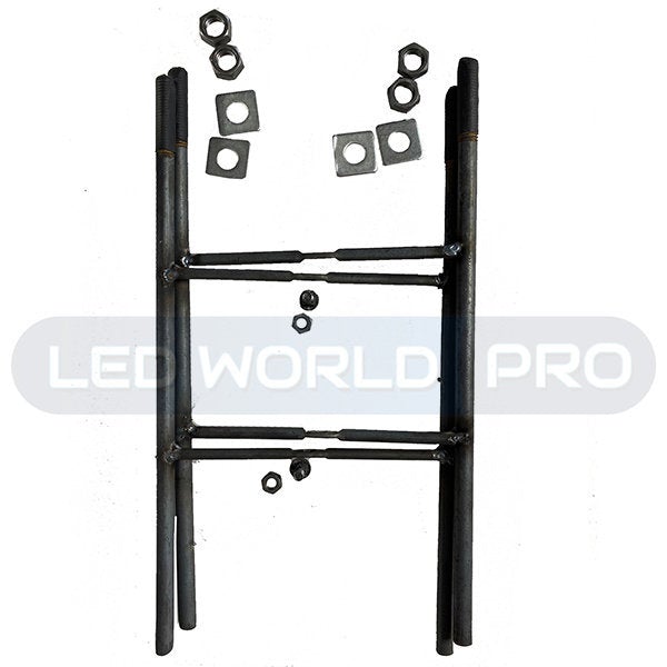 Pack lampadaire complet 6 mètres : Lampe LED filaire Série FLEX V2 - 150 Watts - 3000k + Mât STANDARD 6 mètres avec trappe au choix (Série STANDARD V2 EVO ou Série STANDARD V4 EVO) + Support déporté 60mm ou Adaptateur rotatif 60/80mm