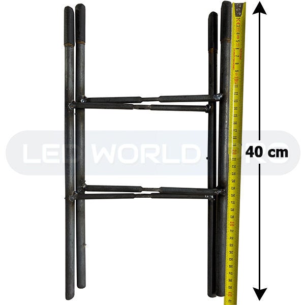 Pack lampadaire complet 6 mètres : Lampe LED filaire Série FLEX V2 - 150 Watts - 3000k + Mât STANDARD 6 mètres avec trappe au choix (Série STANDARD V2 EVO ou Série STANDARD V4 EVO) + Support déporté 60mm ou Adaptateur rotatif 60/80mm