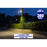 Solaire - Luminaire LED pour Candélabre / Lampe de rue et parking - Série VIEW V2 - 120 Watts - 1200 Lumens - Angle 140*70° - IP65 - Lampe 41 x 23 x 5 cm - Panneau MONOCRISTALLIN 30 x 21 cm - Détecteur de mouvement - 6000k - Diamètre tube d'insertion 45mm