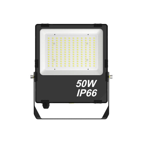 Projecteur LED filaire - Série CITY PLUS V4 - 50 Watts - 10 500 Lumens - 180 Lumens/Watt - Angle 120° - IP66 - 30 x 24 x 4 cm - 3000k/4000k/5000k - Garantie 5 ans