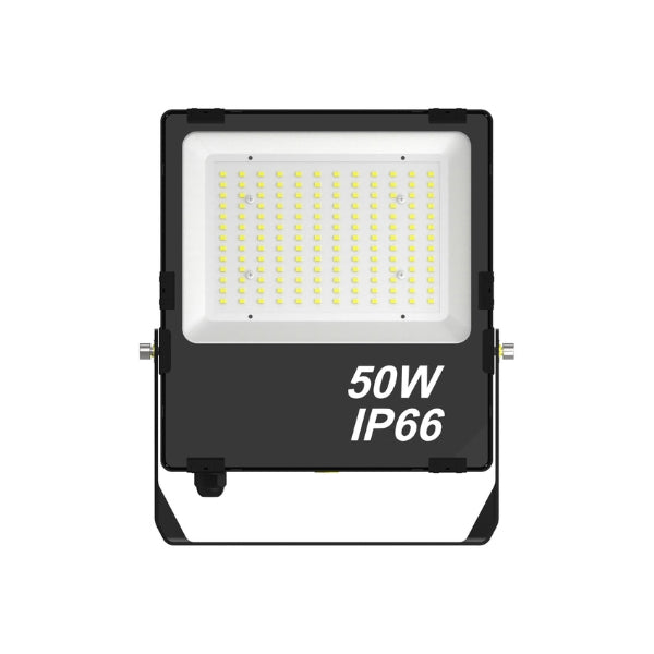 Projecteur LED filaire - Série CITY PLUS V4 - 50 Watts - 10 500 Lumens - 180 Lumens/Watt - Angle 120° - IP66 - 30 x 24 x 4 cm - 3000k/4000k/5000k - Garantie 5 ans