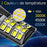 Lampadaire solaire extérieur de rue / parking - Série POWER ULTRA V2 CCT (Couleur Changeante en Température) - Rendu Lumineux 1000 Watts - 4200 Lumens - Angle 140*70° - IP66 - 77 x 34 x 6 cm - Tube d’insertion 60mm - Télécommande - Détecteur de mouvement