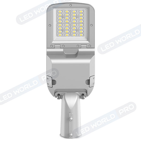 Pack de 8x Lampadaires LED Filaires Rotatifs - Série FLEX EVO - 40 Watts - 6400 Lumens - 160 Lumens/Watt - Angle TPIII - IP66 - IK08 - 49 x 17 x 10 cm - 2700k - Transformateur SOSEN - Tube d'insertion 60mm - Garantie 5 ans