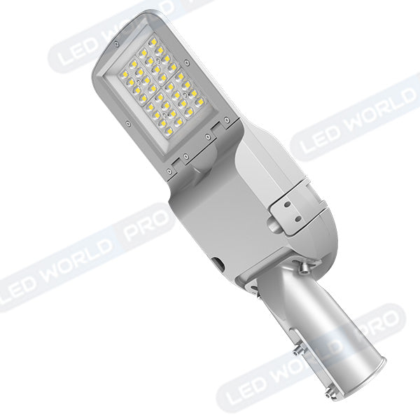 Pack de 8x Lampadaires LED Filaires Rotatifs - Série FLEX EVO - 40 Watts - 6400 Lumens - 160 Lumens/Watt - Angle TPIII - IP66 - IK08 - 49 x 17 x 10 cm - 2700k - Transformateur SOSEN - Tube d'insertion 60mm - Garantie 5 ans