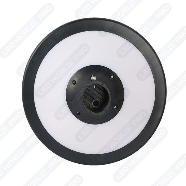 Pack lampadaire complet 3 mètres : Lampe solaire Série OVNI SUN FLOWER 300 3000K + Mât STANDARD (V1 EVO ou V4 EVO - Avec trappe) + Adaptateur 60/80 mm