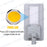 Pack lampadaire solaire complet 3 mètres : Lampadaire LED solaire ajustable - Série FLEX SOLAR - 300 Watts - 2500 Lumens - 6000k + Mât STANDARD 3 mètres