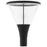 Pack lampadaire filaire complet 3/4/5/6 mètres au choix : Lampe filaire Série OVALI GARDEN + Mât EVO - Entraxe des trous 200mm - Noir