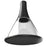 Pack lampadaire filaire complet 3/4/5/6 mètres au choix : Lampe filaire Série OVALI GARDEN + Mât EVO - Entraxe des trous 200mm - Noir