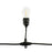 Lot de 10 guirlandes lumineuses solaires - Série GUINGUETTE - 3 Watts - 180 Lumens (10 x 18 Lumens) - Angle 320° - IP65 - 3000K - 10 Mètres - Couleur NOIR - 4 modes d'éclairage
