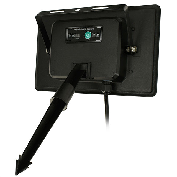 Lot de 10 guirlandes lumineuses solaires - Série GUINGUETTE - 3 Watts - 180 Lumens (10 x 18 Lumens) - Angle 320° - IP65 - 3000K - 10 Mètres - Couleur NOIR - 4 modes d'éclairage