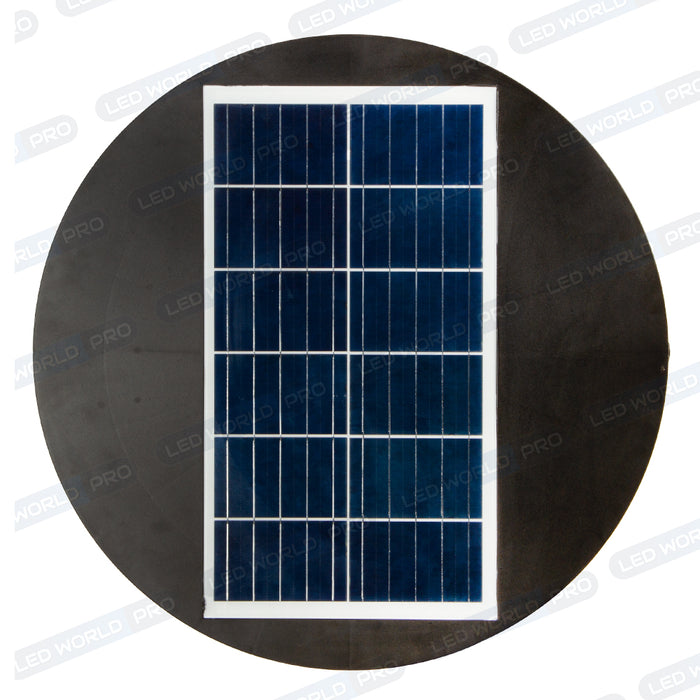 Lampe solaire pour extérieur - Série OVNI - Version HERCULE 800 - 2700 Lumens - Angle 360° - IP65 - Lampe 745 x 135 mm - Panneau 625 x 345 mm - Diamètre tube d'insertion  60 - 76 mm - Détecteur PIR – Capteur crépusculaire - Télécommande - 6000k