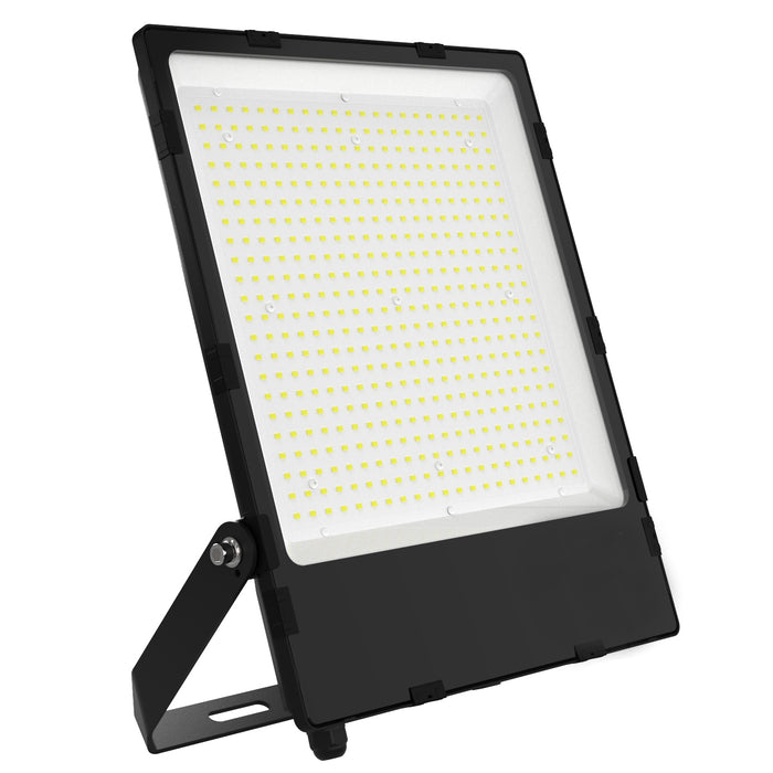 Pack de 4x Projecteurs LED filaires - Série CITY PLUS V4 - Puissance ajustable 100 / 150 / 200 Watts - CCT - 180 Lumens/Watt - 120° - IP66 - 45 x 35 x 32 cm - Protection à l'impact IK08 - Transformateur LIFUD - Garantie 5 ans