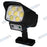 Projecteur LED solaire de sécurité - Série ILLUSION BLACK – Rendu lumineux 100 Watts - IP65 - 195 x 104 x 90 mm - 3 modes - Télécommande - Avec détecteur de mouvement – Fonction détection 0-100% - Avec capteur crépusculaire - 6000k