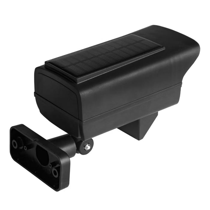 Pack de 2x Projecteurs LED solaires de sécurité - Série ILLUSION BLACK – Rendu lumineux 100 Watts - IP65 - 16 x 15 x 9 cm - 3 modes - Télécommande - Avec détecteur de mouvement – Fonction détection 0-100% - Avec capteur crépusculaire - 6000k