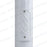 Pack lampadaire filaire complet triple tête 3 mètres : Projecteur LED filaire Série PERLE V2 - 3x 200 Watts - 6000k + Mât STANDARD - 3 mètres avec trappe