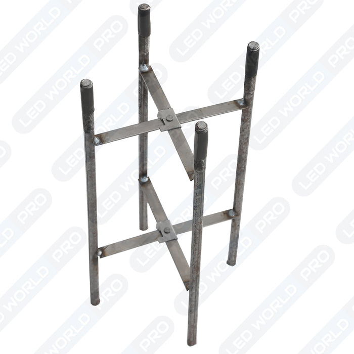 Pack lampadaire complet 6 mètres : Lampe LED filaire Série FLEX V2 - 150 Watts - 3000k + Mât STANDARD 6 mètres avec trappe au choix (Série STANDARD V2 EVO ou Série STANDARD V4 EVO) + Support déporté 60mm ou Adaptateur rotatif 60/80mm