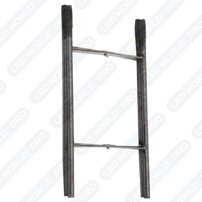 Pack lampadaire complet 6 mètres : Lampe LED filaire Série FLEX V2 - 150 Watts - 3000k + Mât STANDARD 6 mètres avec trappe au choix (Série STANDARD V2 EVO ou Série STANDARD V4 EVO) + Support déporté 60mm ou Adaptateur rotatif 60/80mm