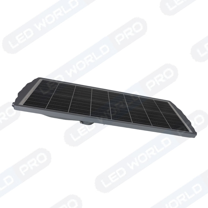 Pack lampadaire complet 3 mètres : Lampe solaire Série STARSHIP ULTRA 12000 - 2200 Watts - 12 000 Lumens - 6000K + Mât STANDARD 3 mètres au choix (Série STANDARD V1 EVO ou Série STANDARD V4 EVO - Avec trappe)