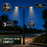 Pack lampadaire solaire complet double tête 3/4/5/6 mètres au choix : 2x Lampadaires solaires - Série POWER ULTRA V2 CCT + Mât STANDARD V1 EVO + Adaptateur double tête de mât + 2x Adaptateurs ajustables 80/50mm