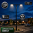 Pack lampadaire solaire complet double tête 3/4/5/6 mètres au choix : 2x Lampadaires solaires - Série POWER ULTRA V2 CCT + Mât STANDARD V1 EVO + Adaptateur double tête de mât + 2x Adaptateurs ajustables 80/50mm