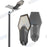 Pack lampadaire complet 5 mètres : Lampe de rue solaire Série INTERSTELLAR ELITE - 800 Watts - 5600 Lumens - 6000K + Mât STANDARD V1 EVO 5 mètres - Entraxe latéral des trous 200mm