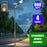 Pack lampadaire complet 4 mètres : Lampe de rue solaire Série INTERSTELLAR ELITE - 800 Watts - 5600 Lumens - 3000K + Mât STANDARD V1 EVO ou Mât STANDARD V4 ECO 4 mètres