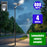 Pack lampadaire complet 4 mètres : Lampe de rue solaire Série INTERSTELLAR ELITE PIR - 800 Watts - 5600 Lumens - 6000K + Mât STANDARD V1 EVO ou Mât STANDARD V4 ECO 4 mètres
