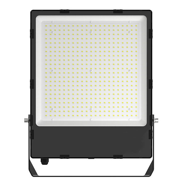 Pack de 4x Projecteurs LED filaires - Série CITY PLUS V4 - Puissance ajustable 100 / 150 / 200 Watts - CCT - 180 Lumens/Watt - 120° - IP66 - 45 x 35 x 32 cm - Protection à l'impact IK08 - Transformateur LIFUD - Garantie 5 ans