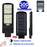Lampe de rue solaire - Série POWER V300 - Rendu lumineux 300 Watts - 78 × 9 × 27 cm - IP65 - Angle 120° - Avec télécommande - Avec détecteur de mouvement - Avec capteur crépusculaire - 6000K - Diamètre tube d’insertion 45 mm