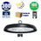 Carton de 5x Lampes industrielles LED UFO - Série DIAMANT V3 - 300 Watts - 30 000 Lumens - 100 Lumens/Watt - Angle 120° - 37 x 11 cm - IP65 - Câble 30cm - 6000k