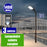 Pack lampadaire complet 3 mètres : Lampadaire solaire - Série VIEW V2 EVO1400 Watts - 4500 Lumens - 6000k + Mât STANDARD 3 mètres au choix ( V1 EVO ou V4 ECO - Avec trappe) + Adaptateur ajustable 80/50mm ou Support déporté 45mm