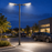 Pack lampadaire filaire complet double tête 3/4/5/6 mètres au choix : 2x Lampadaires LED filaires Série FLEX V4 + Mât STANDARD V4 EVO - Entraxe des trous 200mm - Noir ou Gris + Adaptateur en ligne ou perpendiculaire 80/60mm