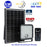 Projecteur LED solaire CCT (Couleur Changeante en Température) - Série SECURITY V1 - Rendu lumineux 150 Watts - 1500 lumens - Angle 120° x 60° - IP65 - Lampe 14 x 15 x 3 cm - Panneau solaire monocristallin - Détecteur Infrarouge