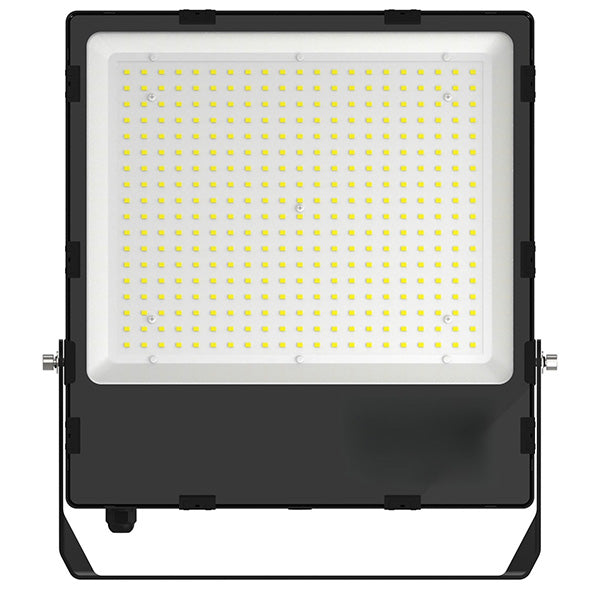 Projecteur LED filaire - Série CITY PLUS V4 - Puissance ajustable 75 / 112 / 150 Watts - CCT (Couleur Changeante en Température) - 180 Lumens/Watt - 120° - IP66 - 40 x 35 x 32 cm - Protection à l'impact IK08 - Transformateur LIFUD - Garantie 5 ans