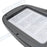 Lampe de rue filaire - Série JPR - 120 Watts - 15 600 Lumens - 130 Lumens/Watt - Angle 120° - IP66 - IK08 - 68 x 30 x 18 cm - Tube d'insertion 60mm - Support ajustable - 6000K - Couleur GRIS - Transformateur INVENTRONICS - Garantie 5 ans