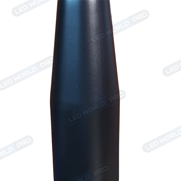 Mât / Poteau pour lampe de rue - Nouveau design - Série STANDARD V3 EVO - 3 mètres - Entraxe latéral des trous 200mm -  Couleur NOIR - Finition épurée - Base de fondation en option - Capuchon en option