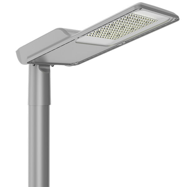 Pack de 6x Lampadaires LED Filaires - Série METTA - Puissance Ajustable 40/60/80/100 Watts - Jusqu'à 15 000 Lumens - 150 Lumens/Watt - Angle TPII - IP66 - IK08 - 58 x 24 x 10 cm - 2700K/4000K - Transformateur SOSEN - Tube d'insertion 60mm - Garantie 5 ans