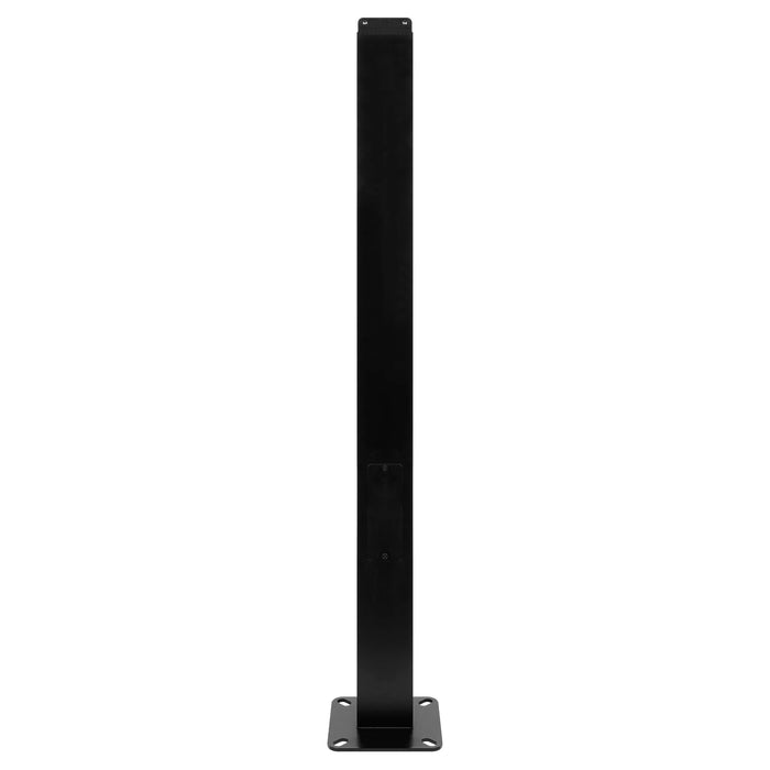 Lampe de rue / jardin filaire - Série MODERNA - 30 Watts - 4200 Lumens - 140 Lumens/Watt - Angle 140° - IP65 - 250 x 40 x 10 cm - 4000K - Bras ajustable 90° - Avec trappe - Base de fondation en option