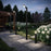 Lampe de rue / jardin filaire - Série MODERNA 50 - 50 Watts - 7000 Lumens - 140 Lumens/Watt - Angle 140° - IP65 - Hauteur 3,5 mètres - 350 x 65 x 12 cm - 4000K - Avec trappe - Base de fondation et rallonge 1 mètre en option