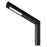 Lampe de rue / jardin filaire - Série MODERNA 50 - 50 Watts - 7000 Lumens - 140 Lumens/Watt - Angle 140° - IP65 - Hauteur 3,5 mètres - 350 x 65 x 12 cm - 4000K - Avec trappe - Base de fondation et rallonge 1 mètre en option