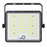 Projecteur LED solaire - Série SECURITY V5 - CCT ( Couleur Changeante en Température) - 700 Watts - 5600 Lumens - IP65 - Angle 120° - 33 x 27 x 8 cm - Panneau solaire MONOCRISTALLIN - Mode de détection sans veille 0-100% - Télécommande Multifonctions