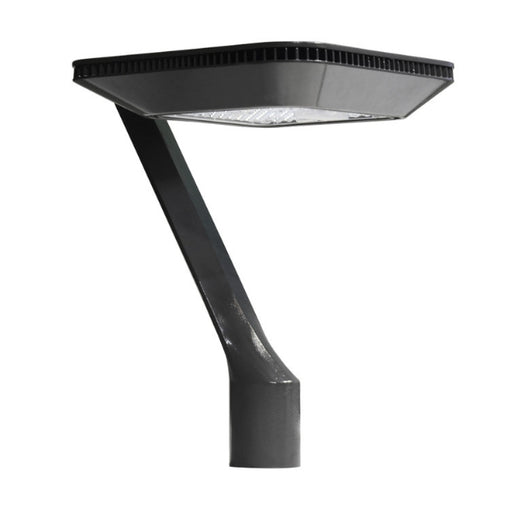 Lampe de jardin et parking filaire - Série OVALI ALEN - 50 Watts - 6500 Lumens - 130 Lumens/watt - IP65 - 120° ajustable - 24 x 29 x 34 cm - Tube d’insertion 60mm - 5000K - Garantie 5 ans